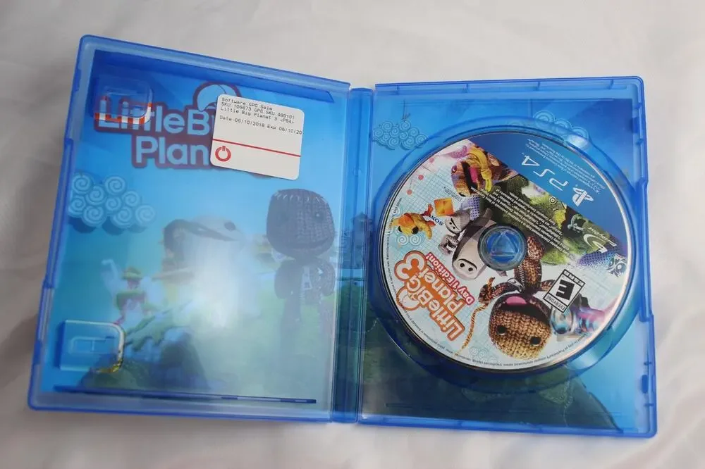 Little Big Planet 3 PS4 Sony PlayStation 4 Video Game Used Scratched Disc